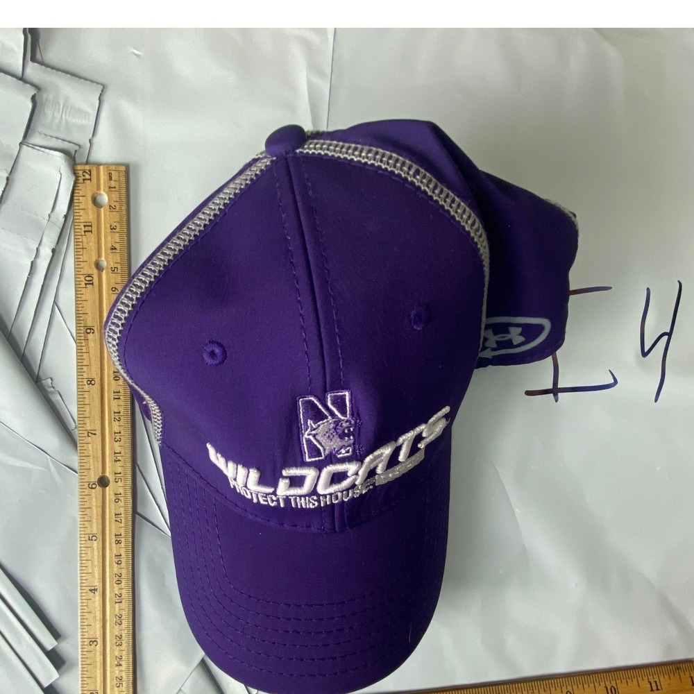 Purple Wildcats Under‎ Armour Baseball Cap Adult OSFM Embroidered Logo